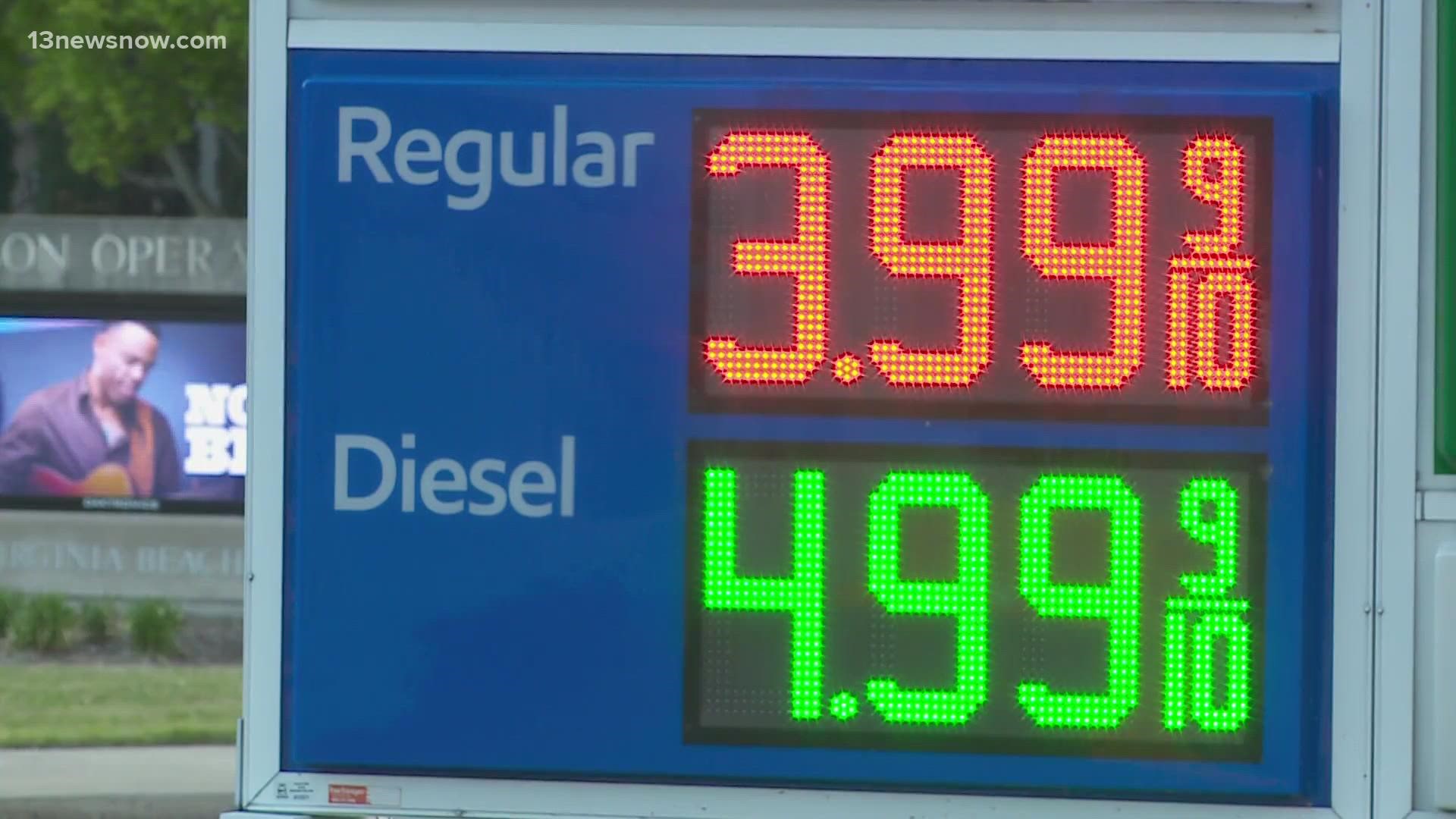Tuesday's average was $3.95 per gallon, which is a two-cent drop from Monday. Despite a drop in its cost, the price of gasoline is still causing a lot of frustration