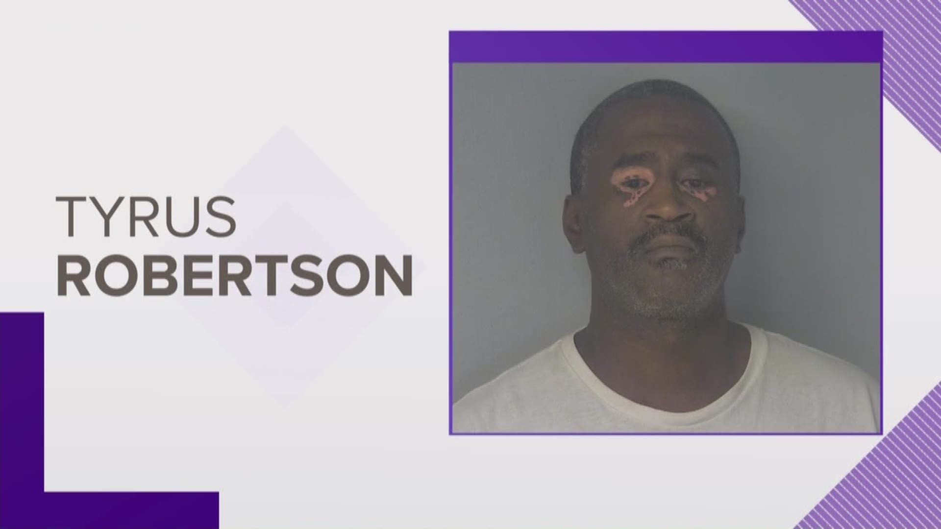Police said a man exposed himself to a 7-year-old girl. Tyrus Robertson has been charged with aggravated sexual battery.