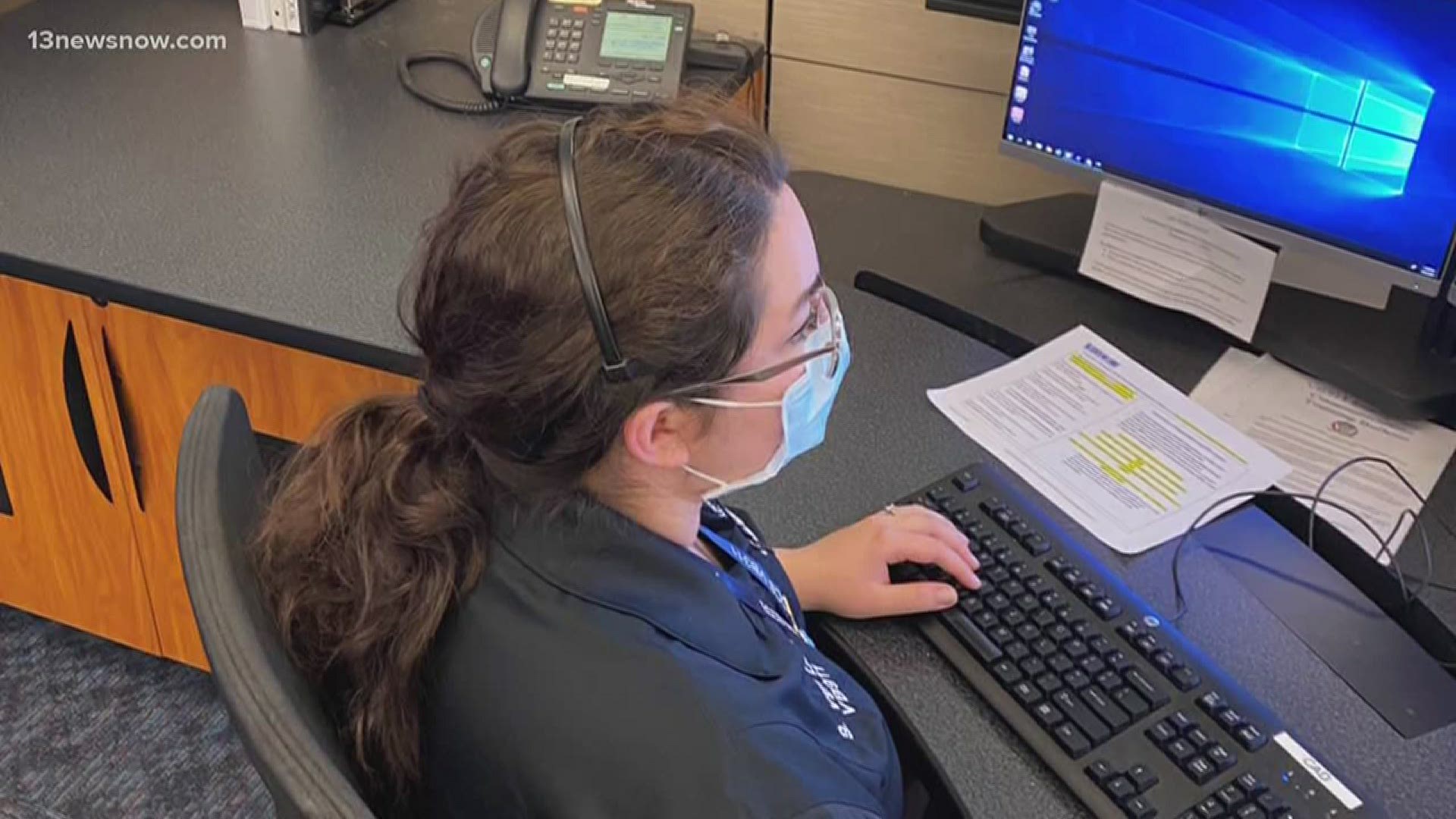 Dispatch officials said they're asking people the same questions: "Do you have a cough, fever or shortness of breath?" They're working to keep everyone safe.