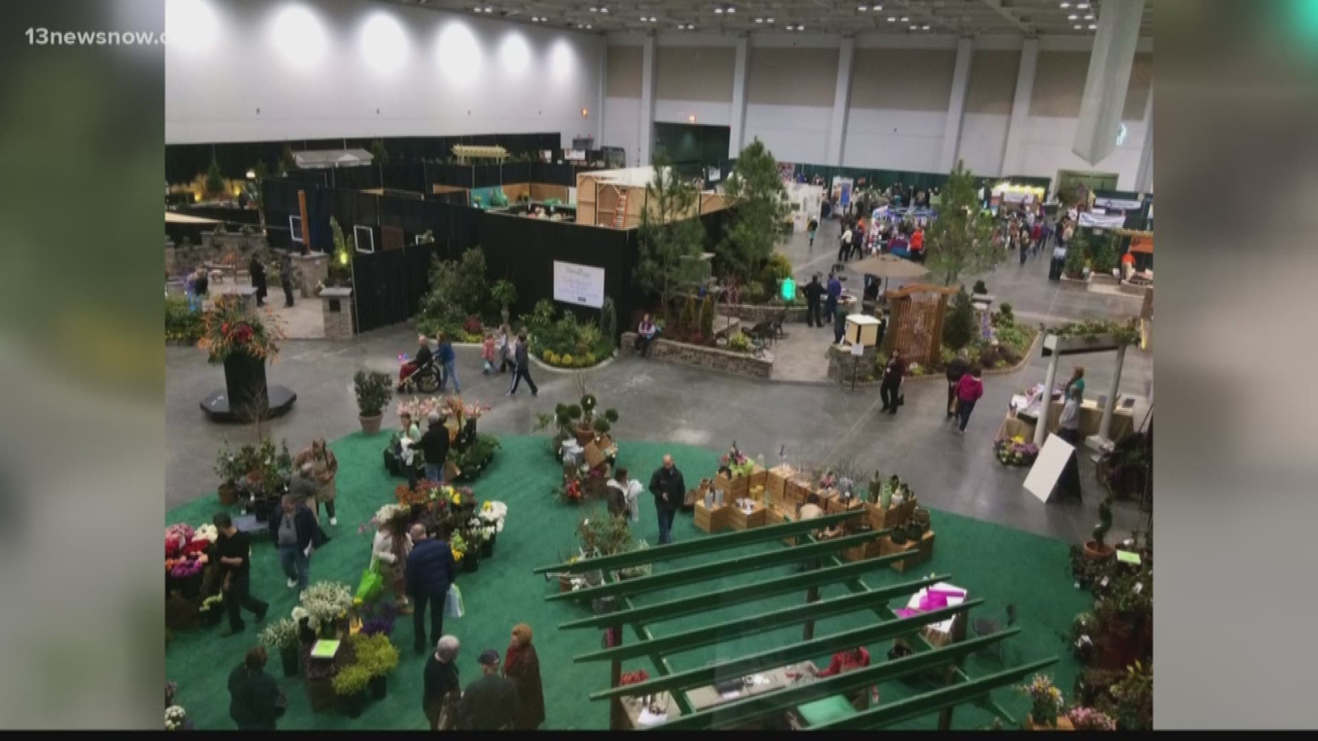The Virginia Flower & Garden Expo presents butterfly tunnel