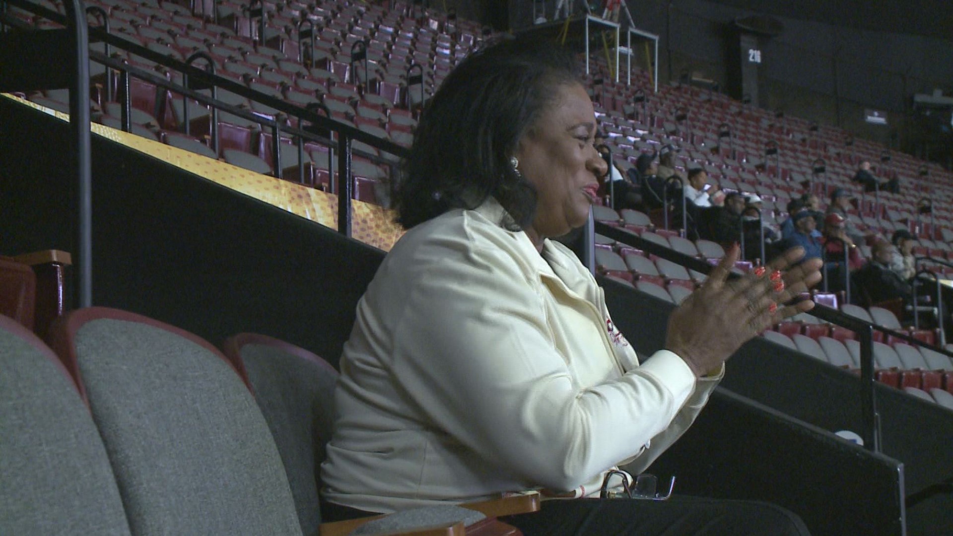 Dr. Sandi Hutchinson has been coming to the MEAC & CIAA basketball tournaments for nearly 45 years.