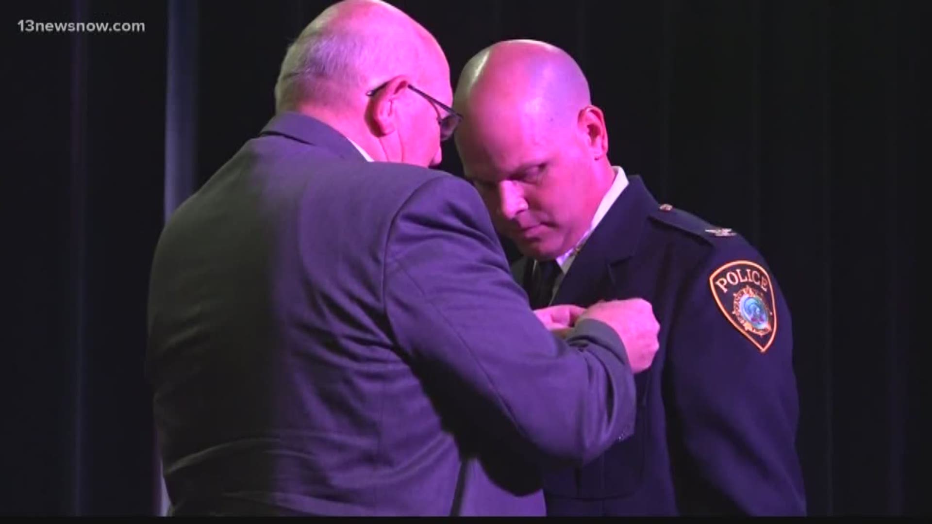 Steve Drew is ready to officially get started as the new police chief in Newport News