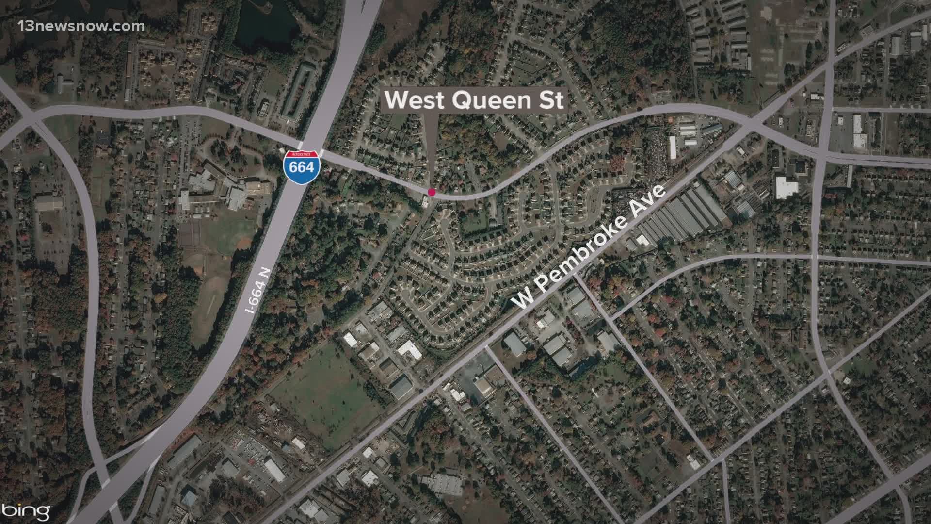Police say a man was shot on West Queen Street. His injuries are life-threatening.