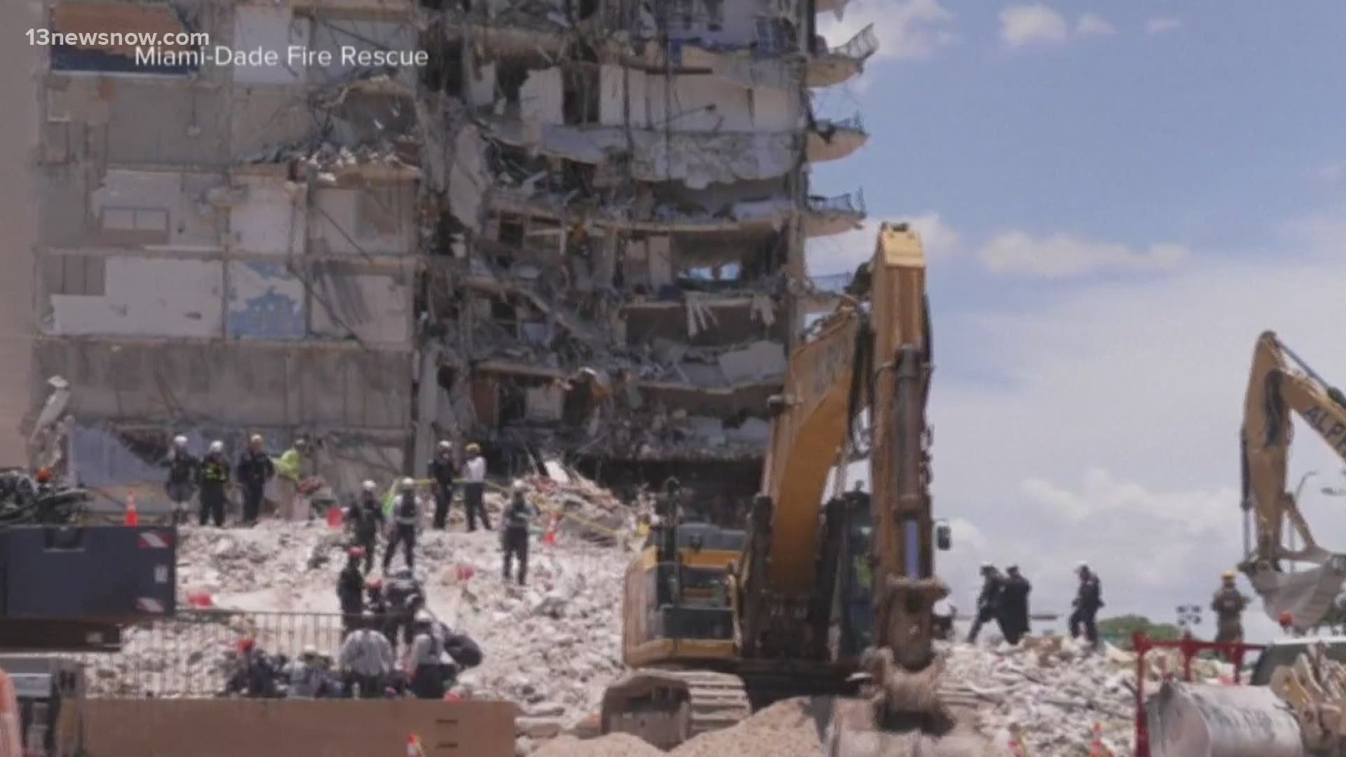 The storm presents a new challenge for recovery efforts in Surfside, Florida after the condo collapse.