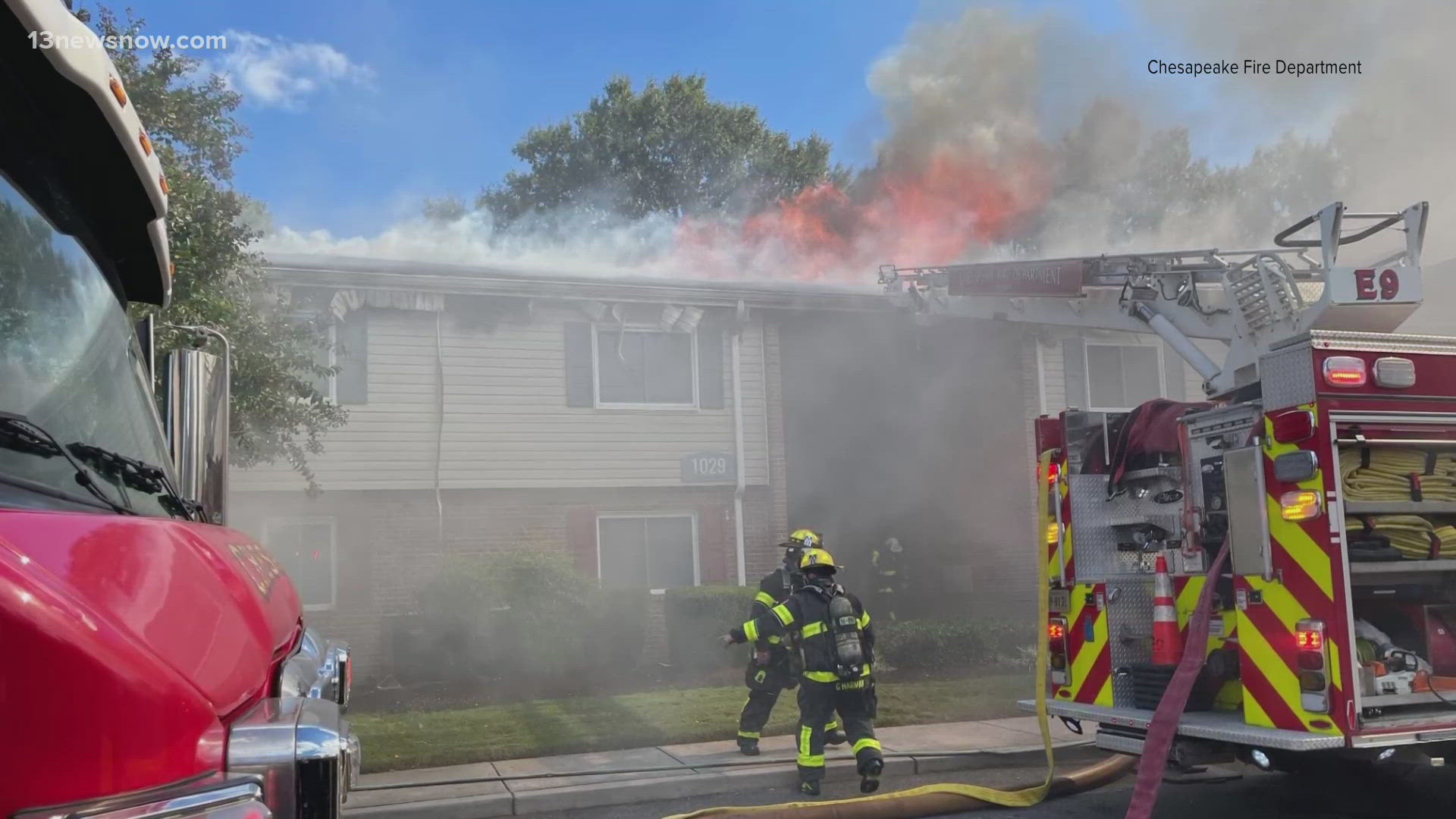 Jameela Dorsey, one of the residents impacted, describes the moment she found out her apartment building was on fire.