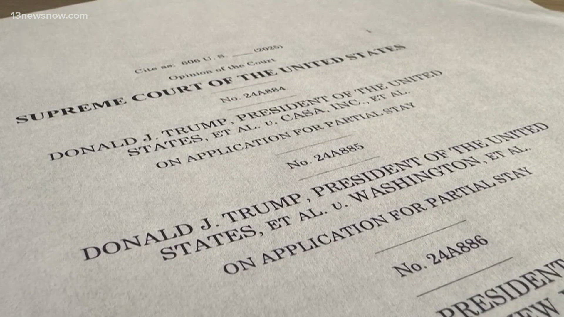 Justices hear oral arguments regarding birthright citizenship with ...