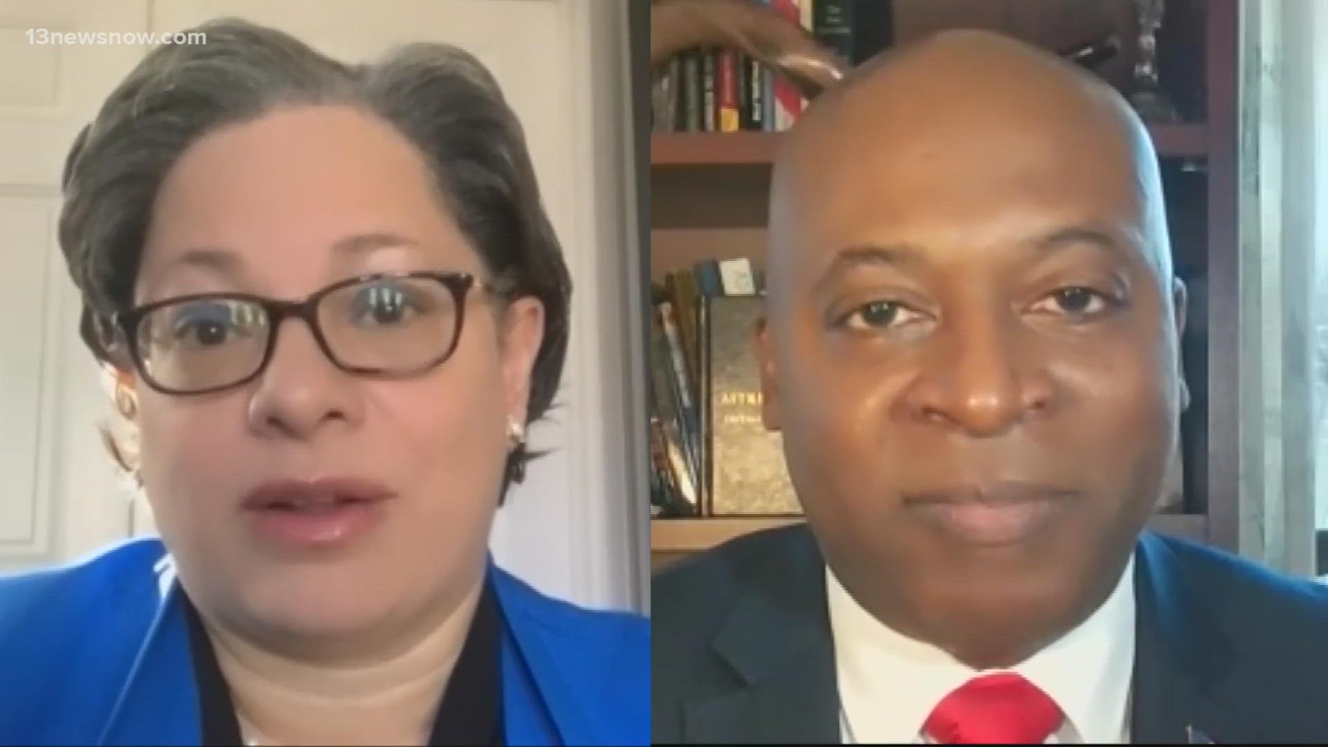 It's a special election to replace the late Donald McEachin who died in late November. The race features Democrat Jennifer McClellan and Republican Leon Benjamin.
