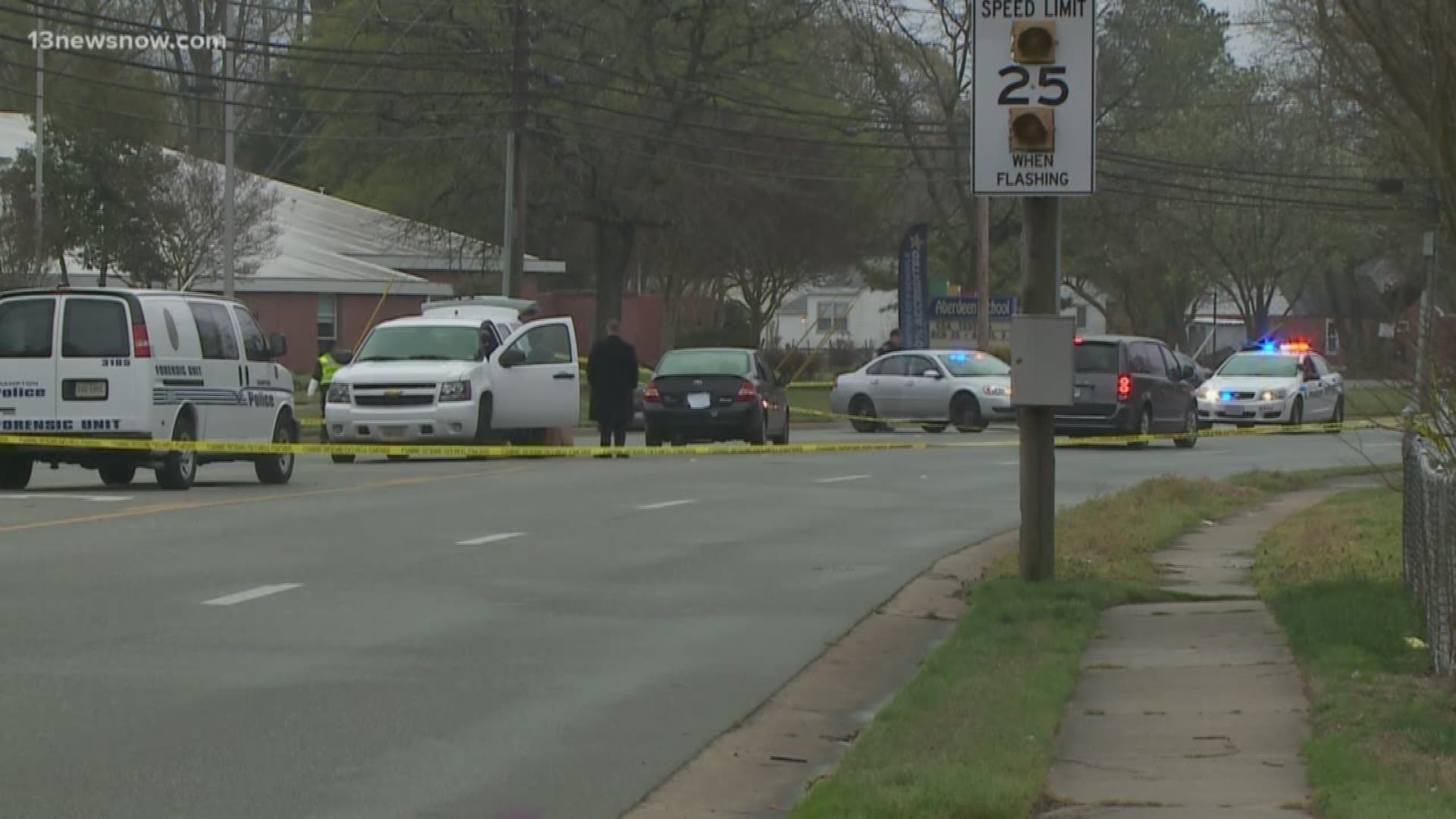 Police said a man was found dead in the 1400 block of Aberdeen Road.