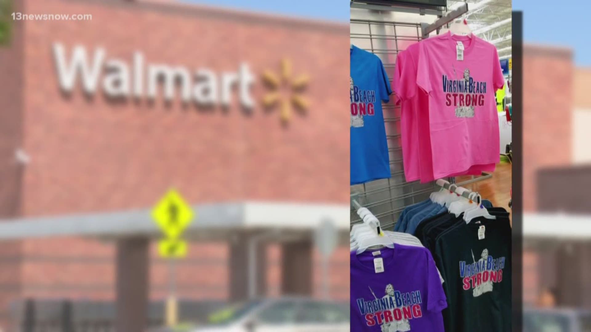 Shoppers were upset because they believe Walmart was trying to profit off the Virginia Beach Municipal Center shooting. Walmart has not responded.