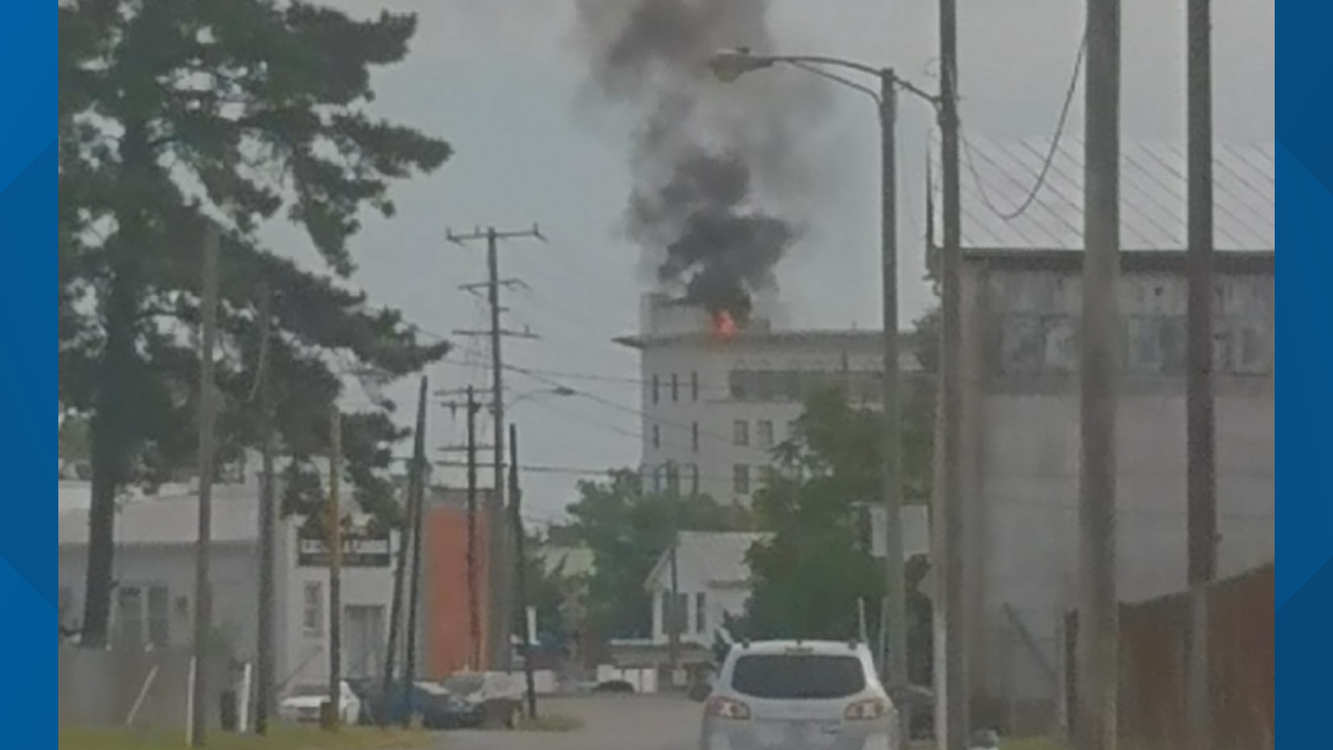 Crews battle fire at high-rise building in downtown Suffolk | 13newsnow.com