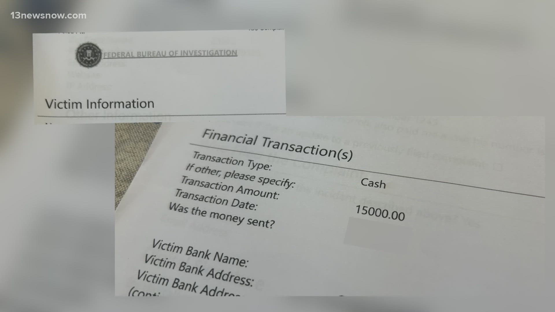 The scammer called the victim pretending to be a deputy. They told her she was a key witness in a legal matter and threatened to arrest her.