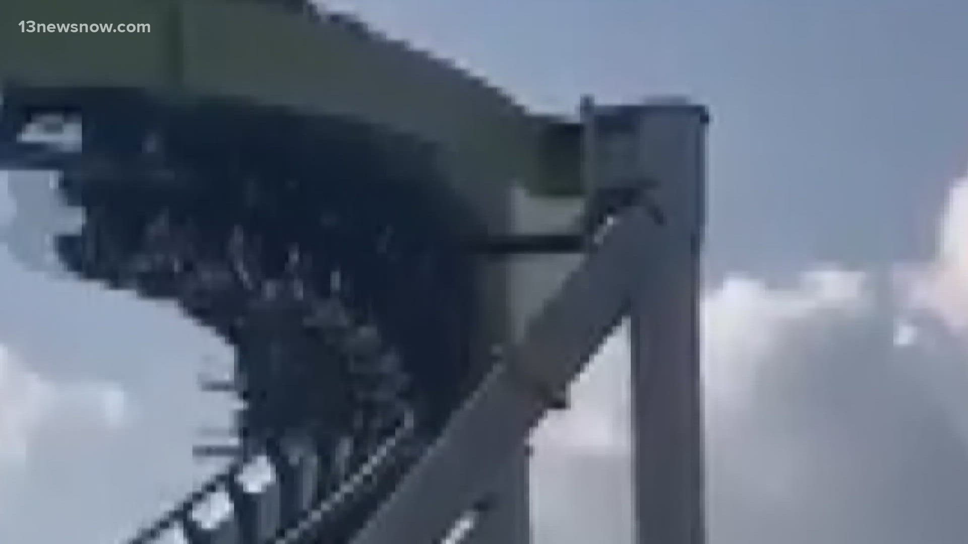 North Carolina amusement shuts down roller coaster after large crack on support beam