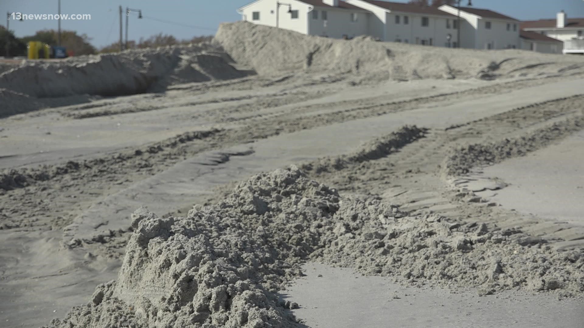 A busy area in Hampton is getting a much-needed facelift. A large-scale sand replenishment project is happening at Buckroe Beach.