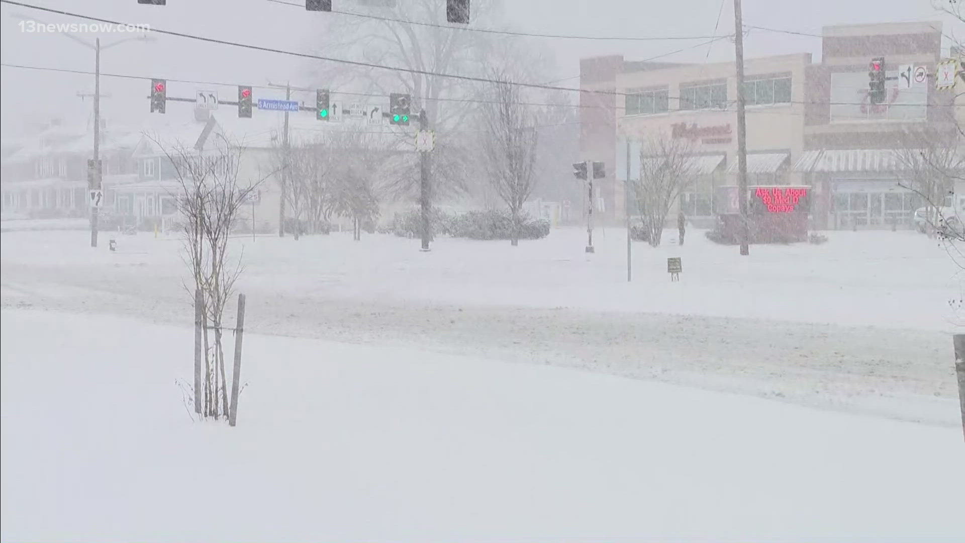 We have crews across the region as we track the impacts of the snow.