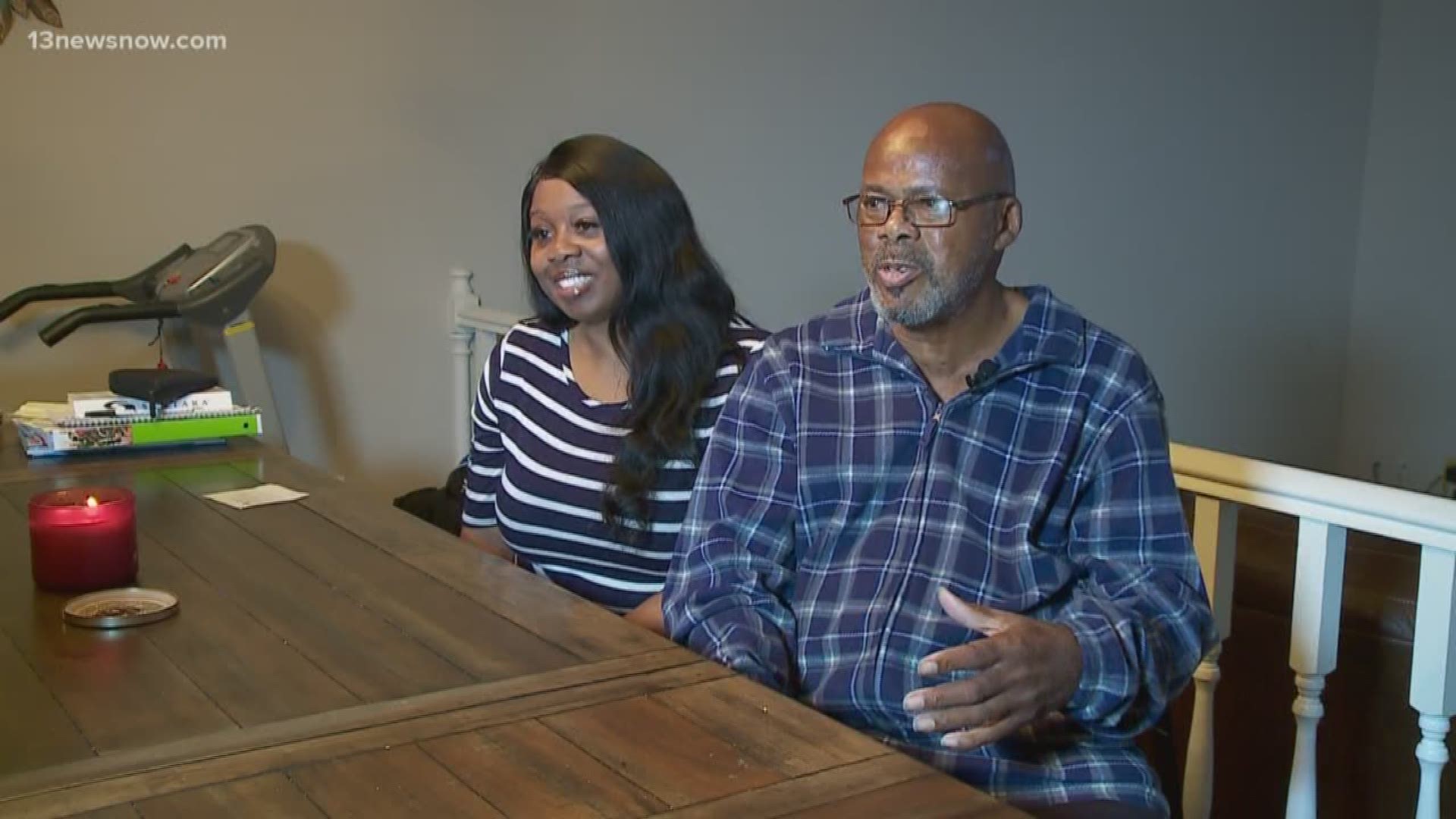The kidney transplant for Reginald Jones came just in time for him to walk his daughter down the aisle at her wedding. 13News Now Chenue Her has more.
