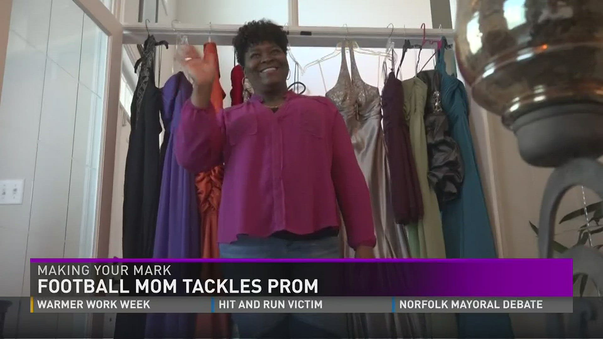 Making Your Mark: Football mom tackles prom