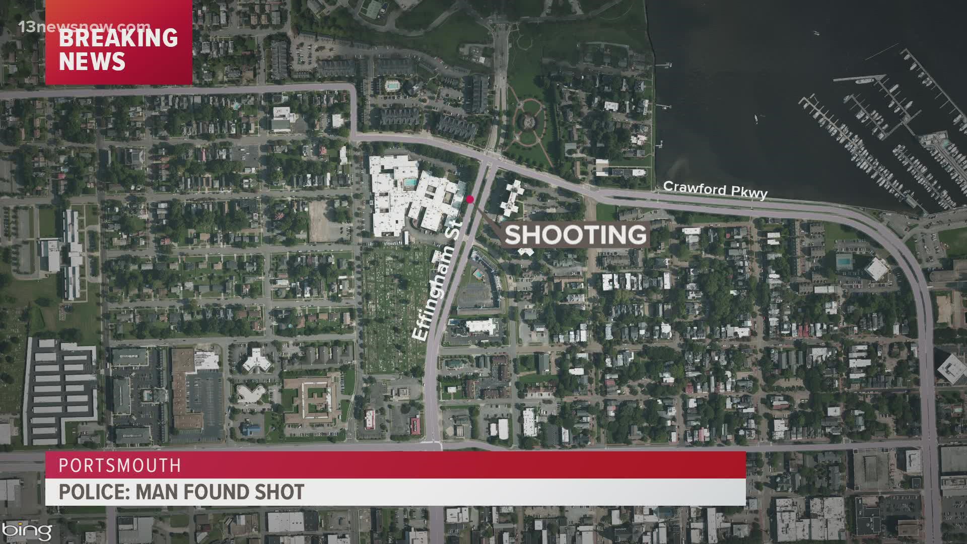 Man shot on Effingham Street in Portsmouth police