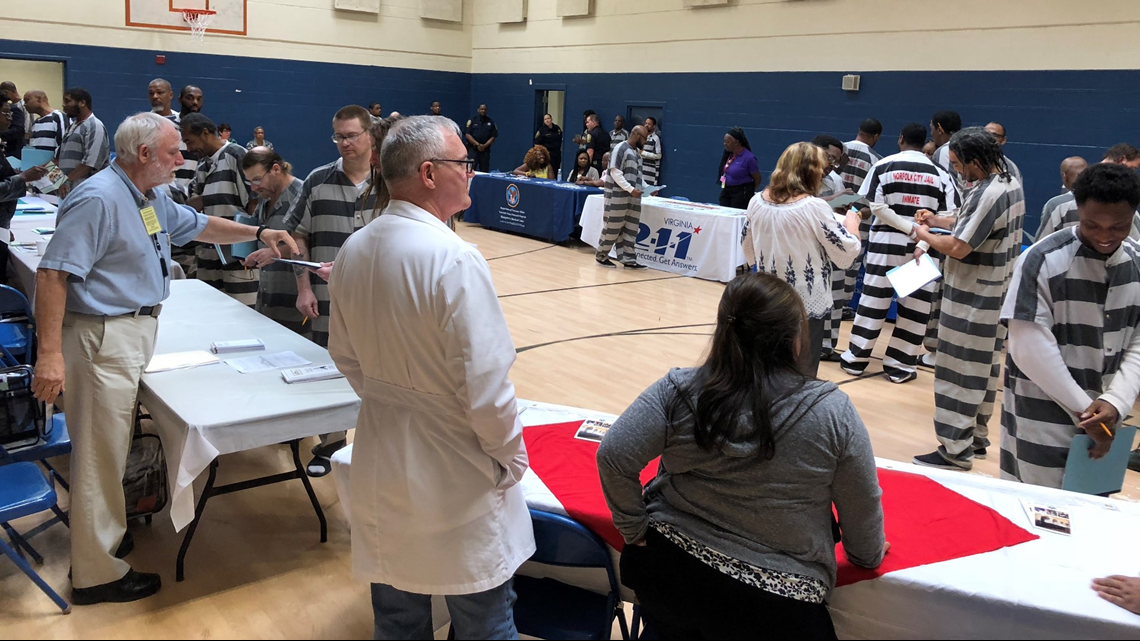 Norfolk City Jail launches firstever resource fair for inmates