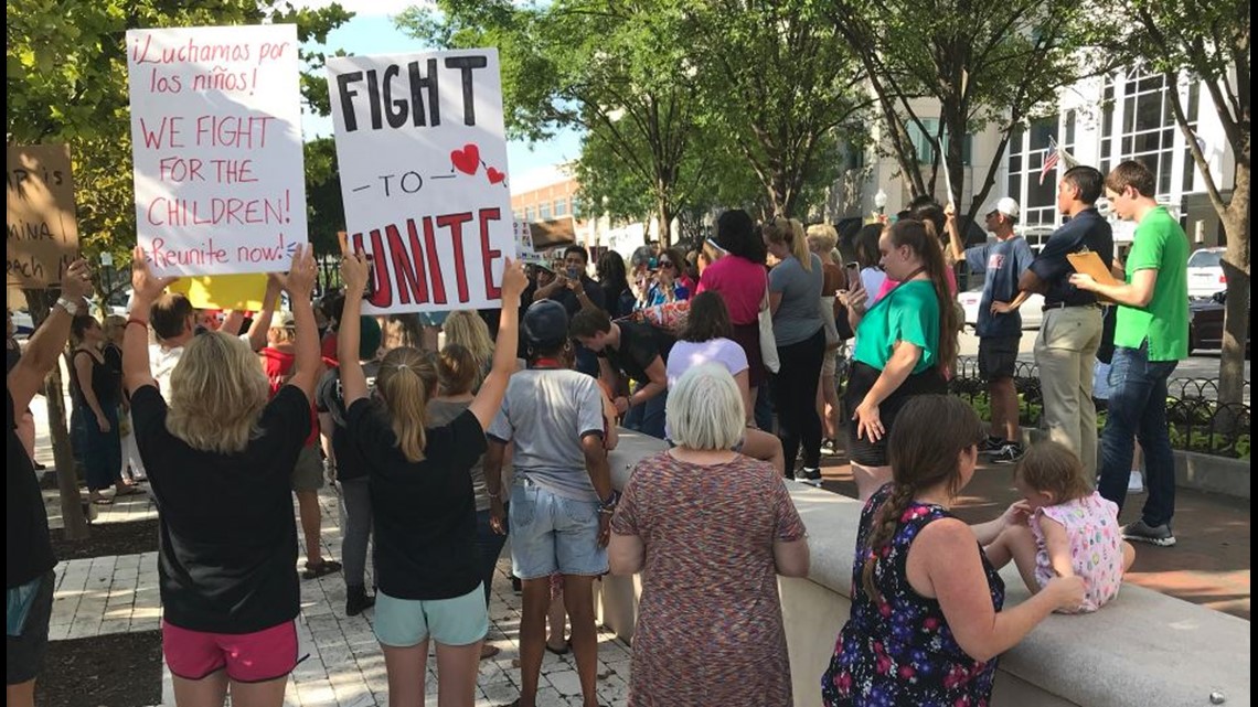 Protest held outside Rep. Scott Taylor's Virginia Beach office