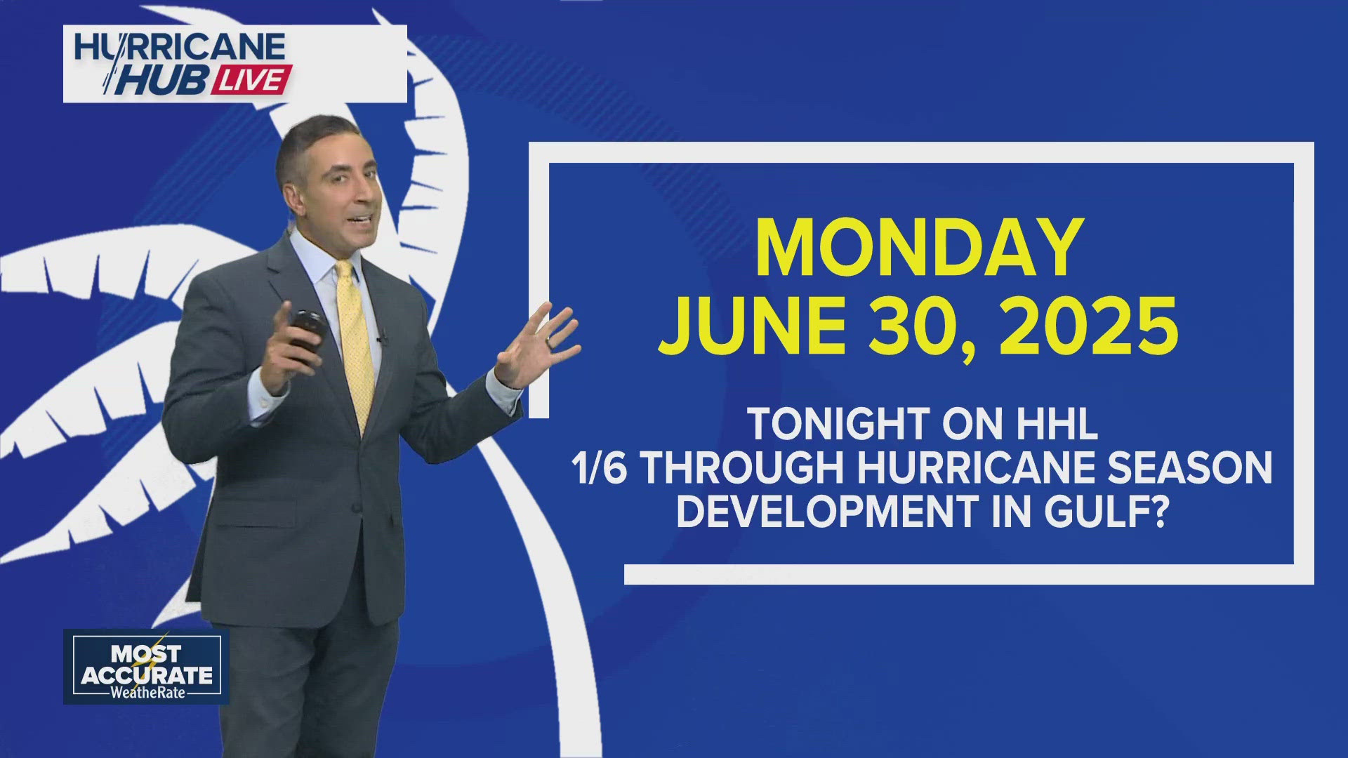 Chief Meteorologist Tim Pandajis investigates potential tropical development in the Atlantic basin on tonight's episode of Hurricane Hub LIVE.