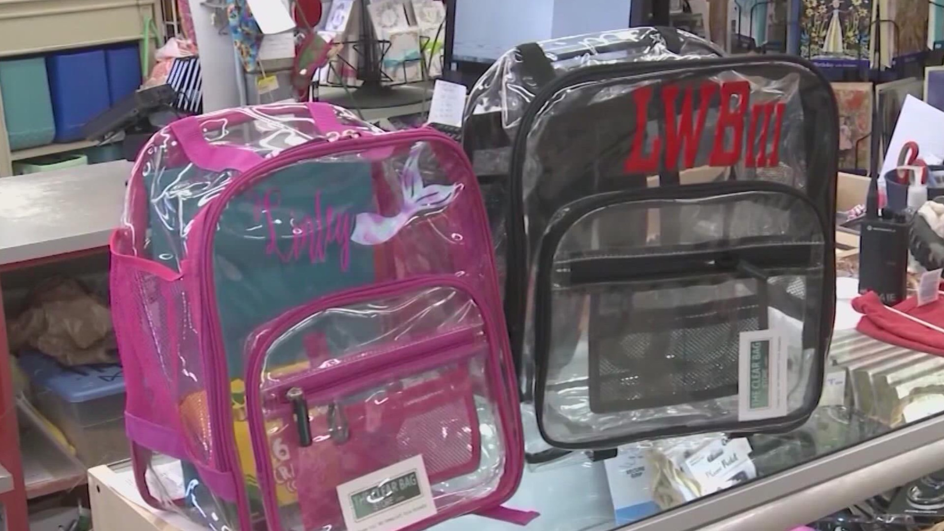 The clear bookbag initiative is one way administrators are trying to keep prohibited items out of schools. Not everyone thinks it will work.