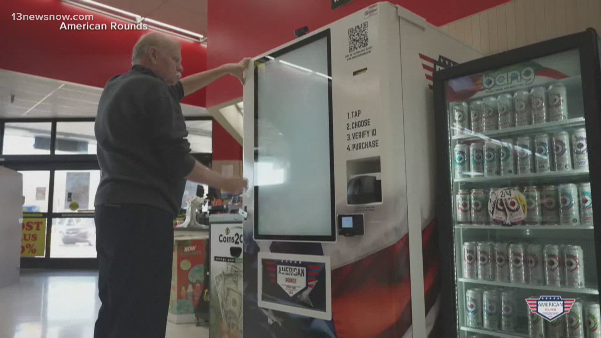 Most vending machines sell candy or soda. But there's one with a very targeted product.