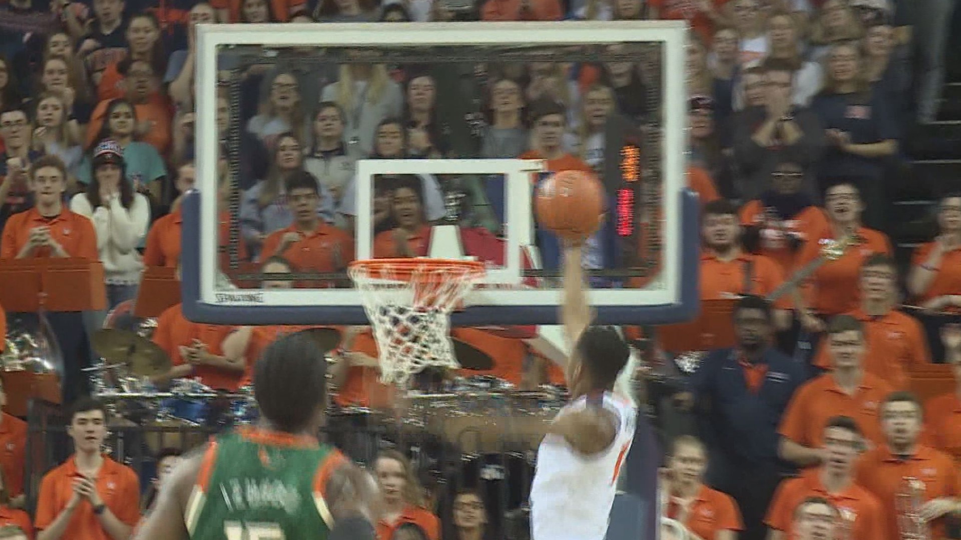 Virginia used a 9-0 run in the first half to take an 18-11 lead and never trailed again.