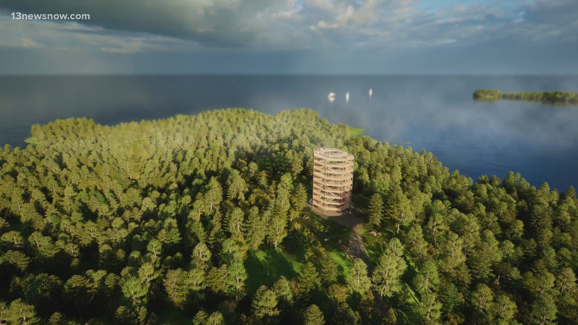 Officials with Adventure Park at the Virginia Aquarium said a new 125-foot observation tower is coming to Virginia Beach this summer.