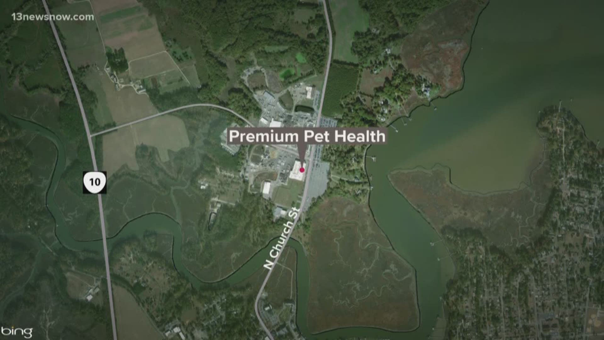 Two employees were hurt after an ammonia pipe burst at a pet food plant in Smithfield.