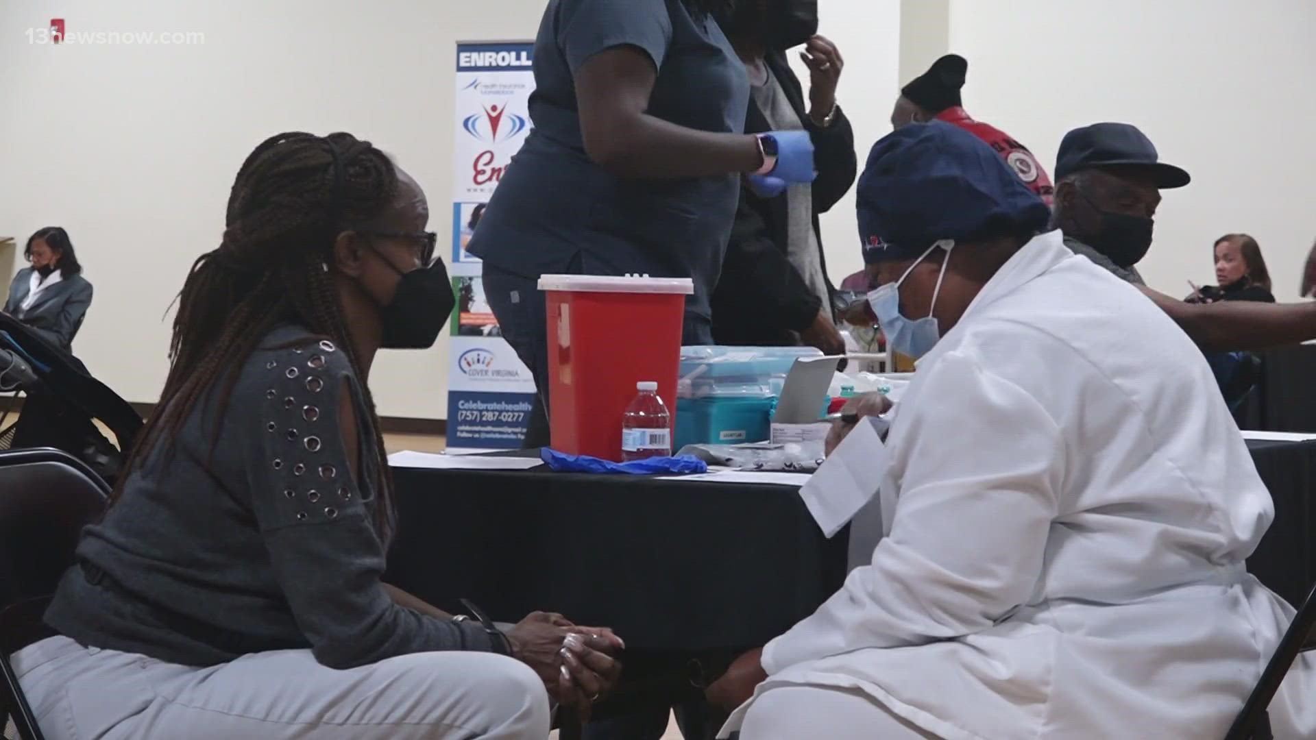 Celebrate Healthcare has coordinated events across Hampton Roads. If you get your shots at one of the participating museums, your group can go in for free.