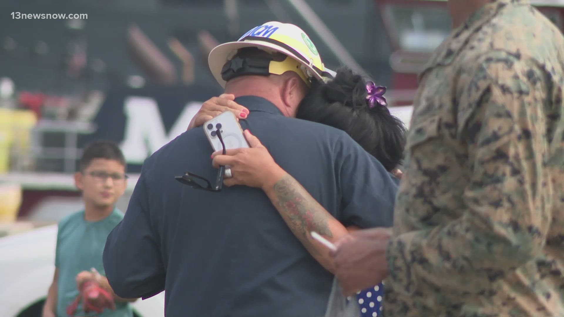 On Monday, thousands of service members from Hampton Roads and North Carolina are leaving a months-long deployment.