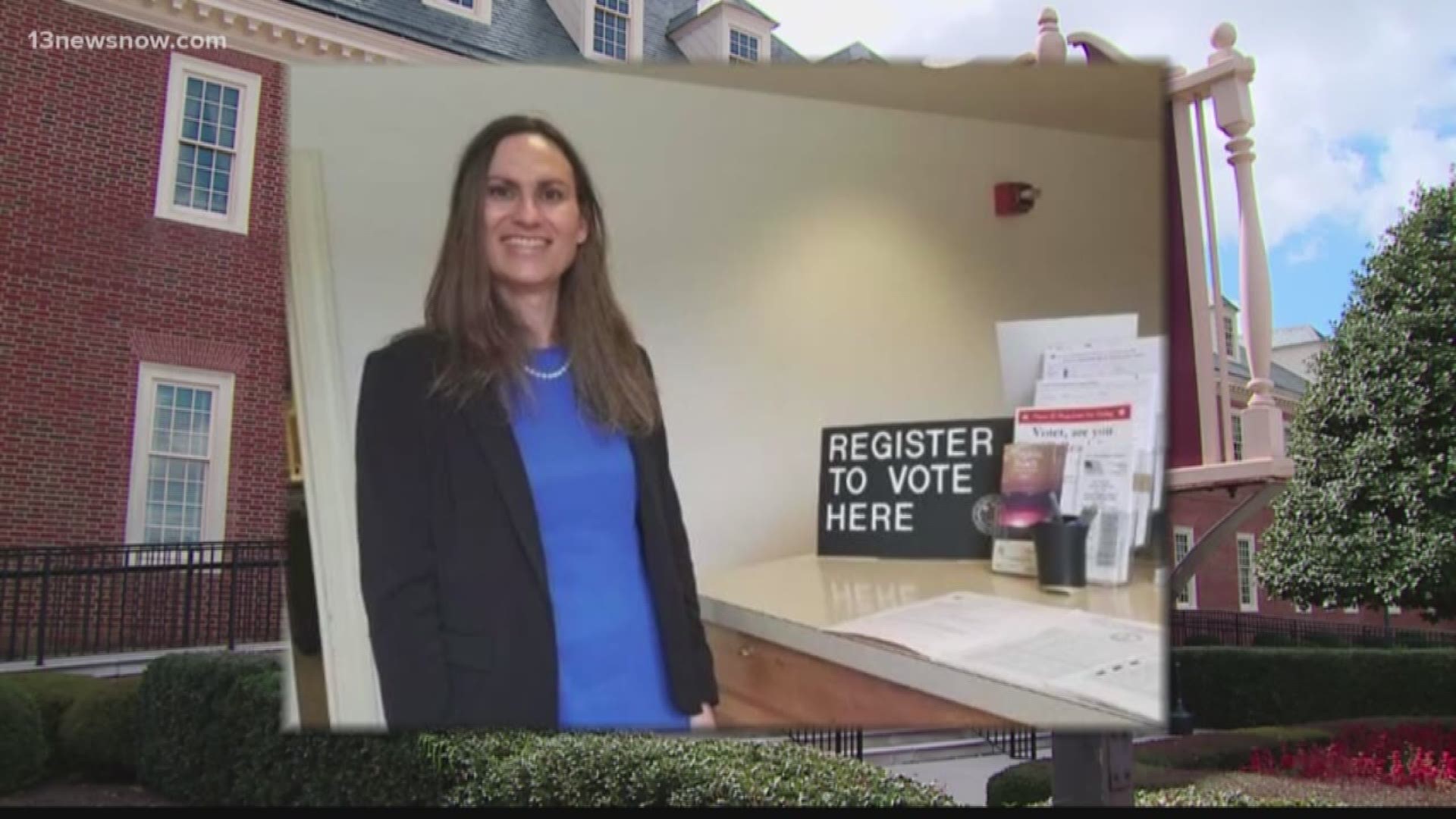 A woman running for city council in Virginia Beach is making history.