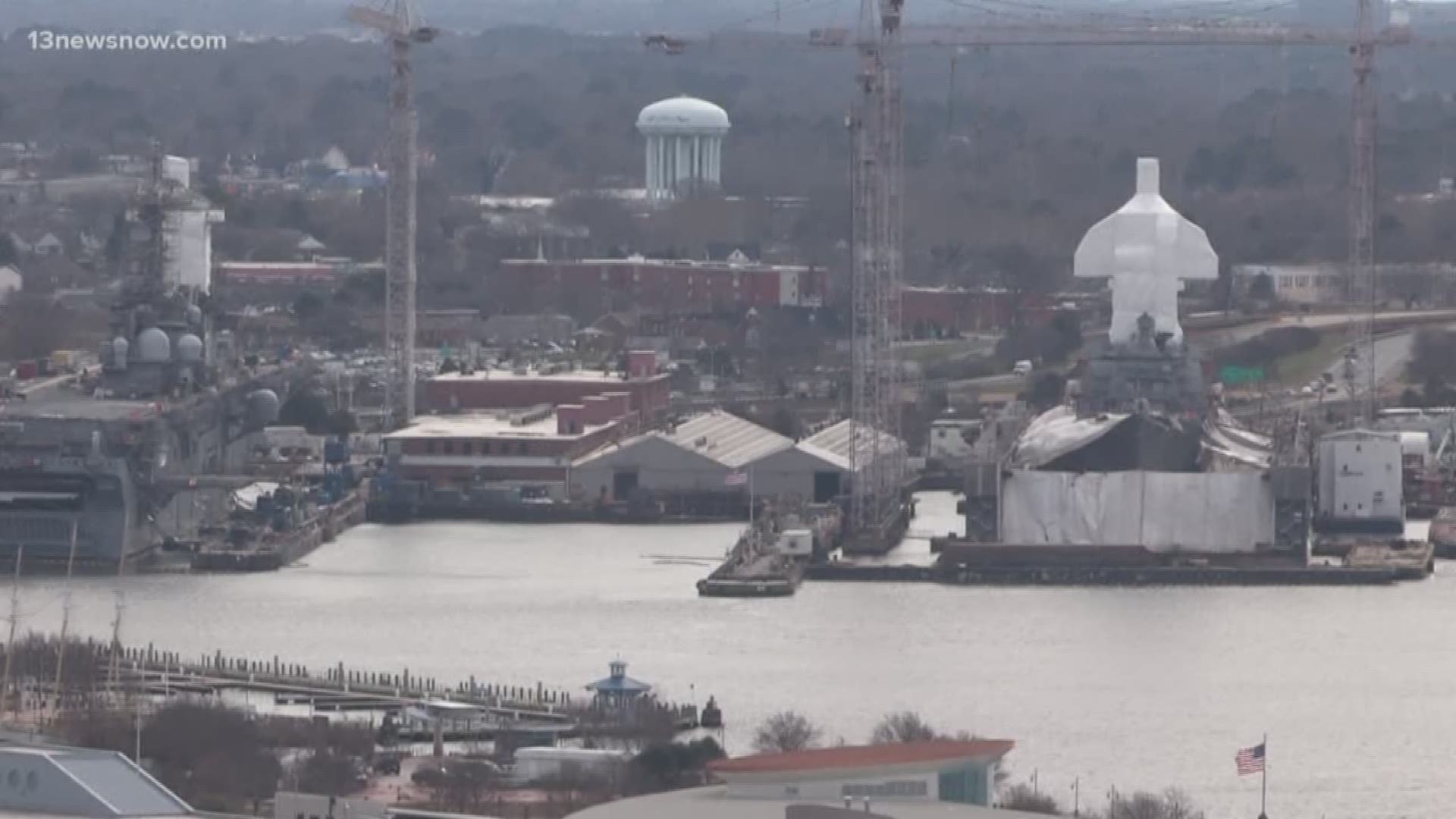 Officials gave the all-clear after a shooter was reported at Norfolk Naval Shipyard. A source told 13News Now that it was a false alarm.