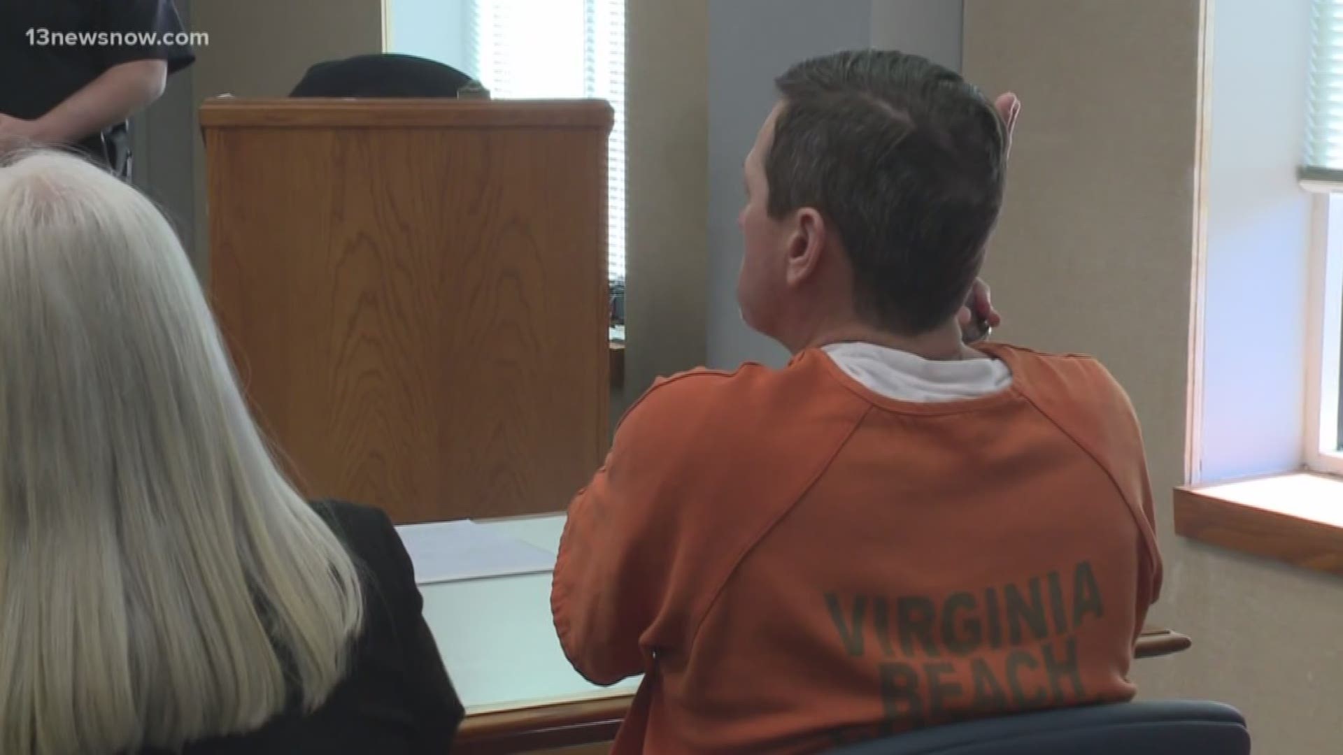 A former Virginia Beach police officer is accused of assaulting a child. A judge has denied him bond.