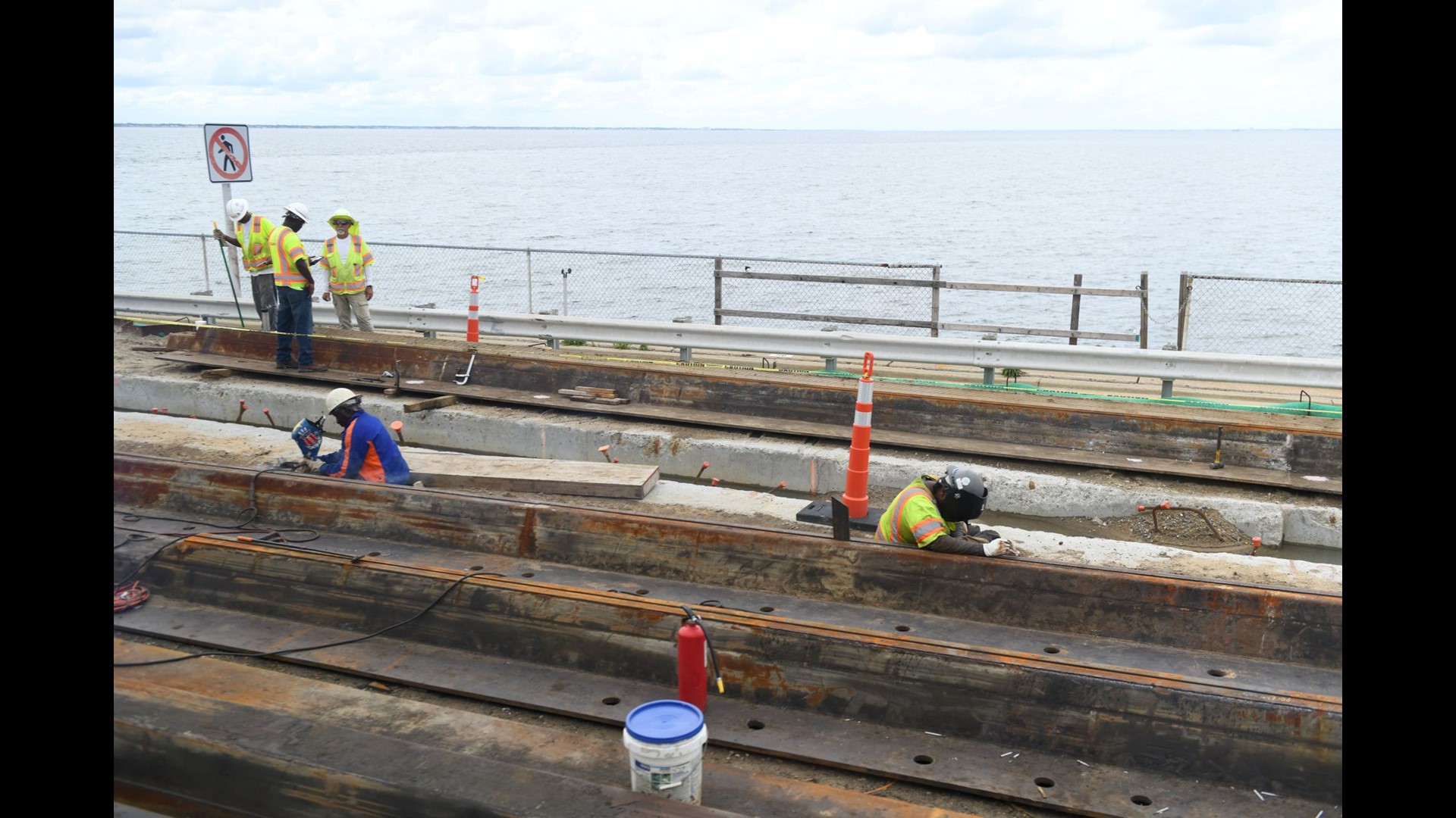 PHOTOS: Chesapeake Bay Bridge-Tunnel Construction Tour | 13newsnow.com