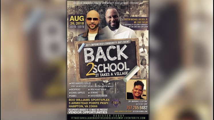 Back-to-school event gives students free haircuts and backpacks