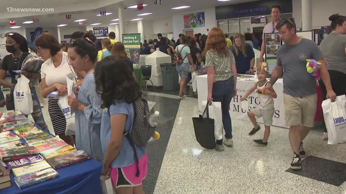 Landstown High School in Virginia Beach hosts 'BacktoSchool Care Fair