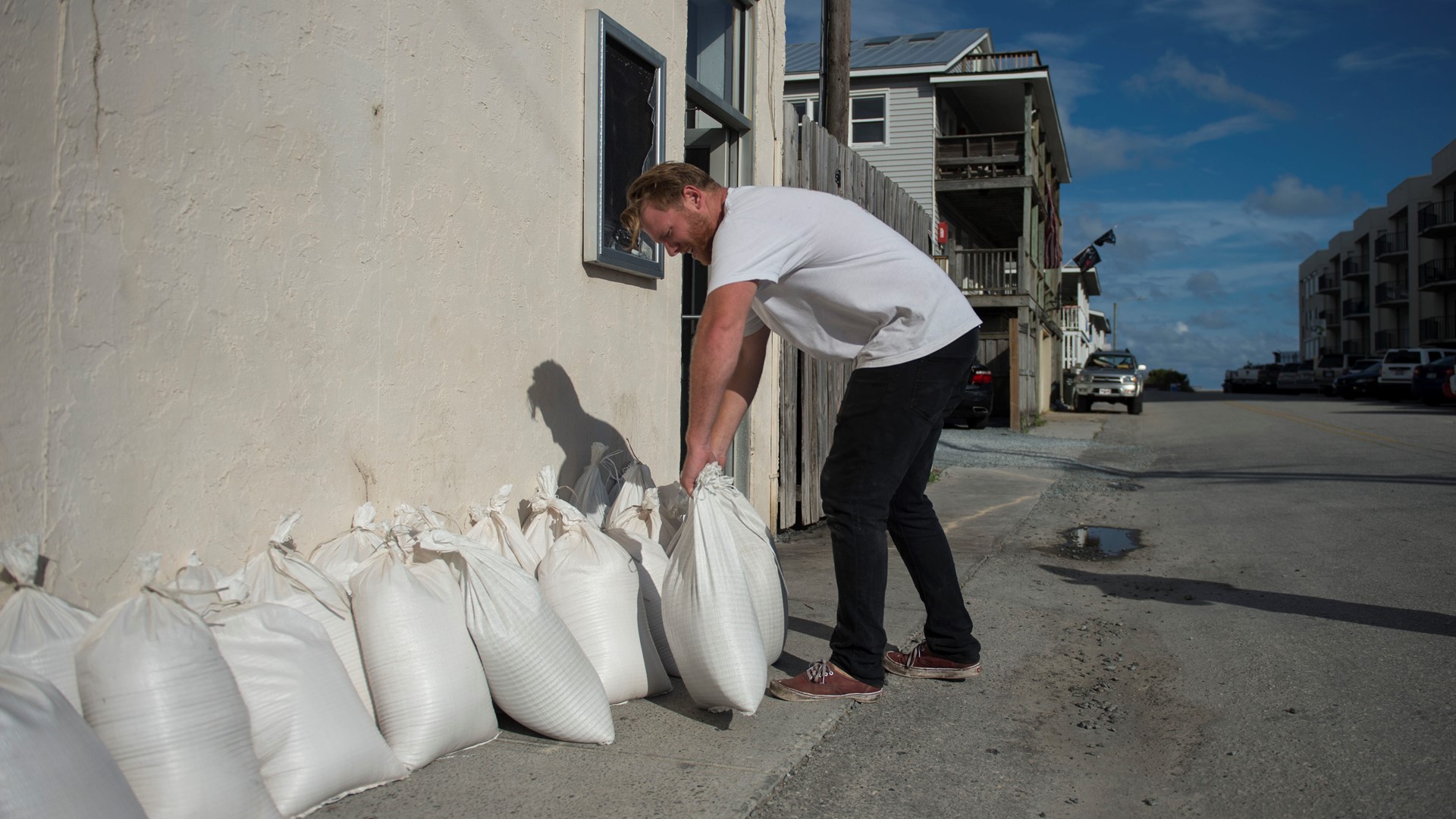 What to do with a sandbag after a storm