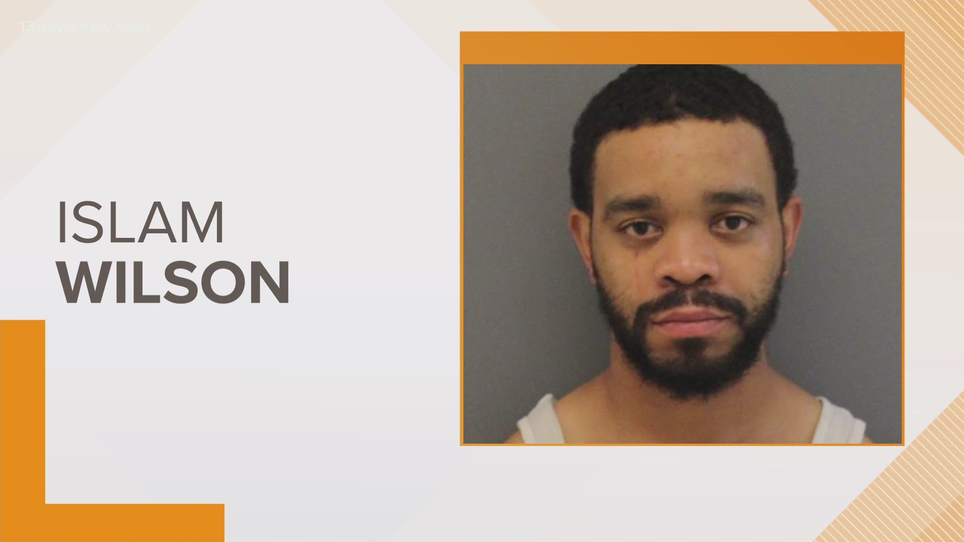 Police said Islam Wilson, 33, got into a fight with two men who were visiting him. During the fight, the two men were hurt, but are expected to survive.