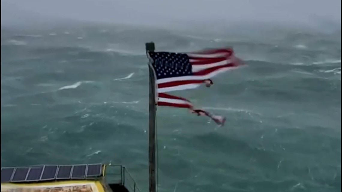 Ohio family purchases US flag shredded by Hurricane Florence