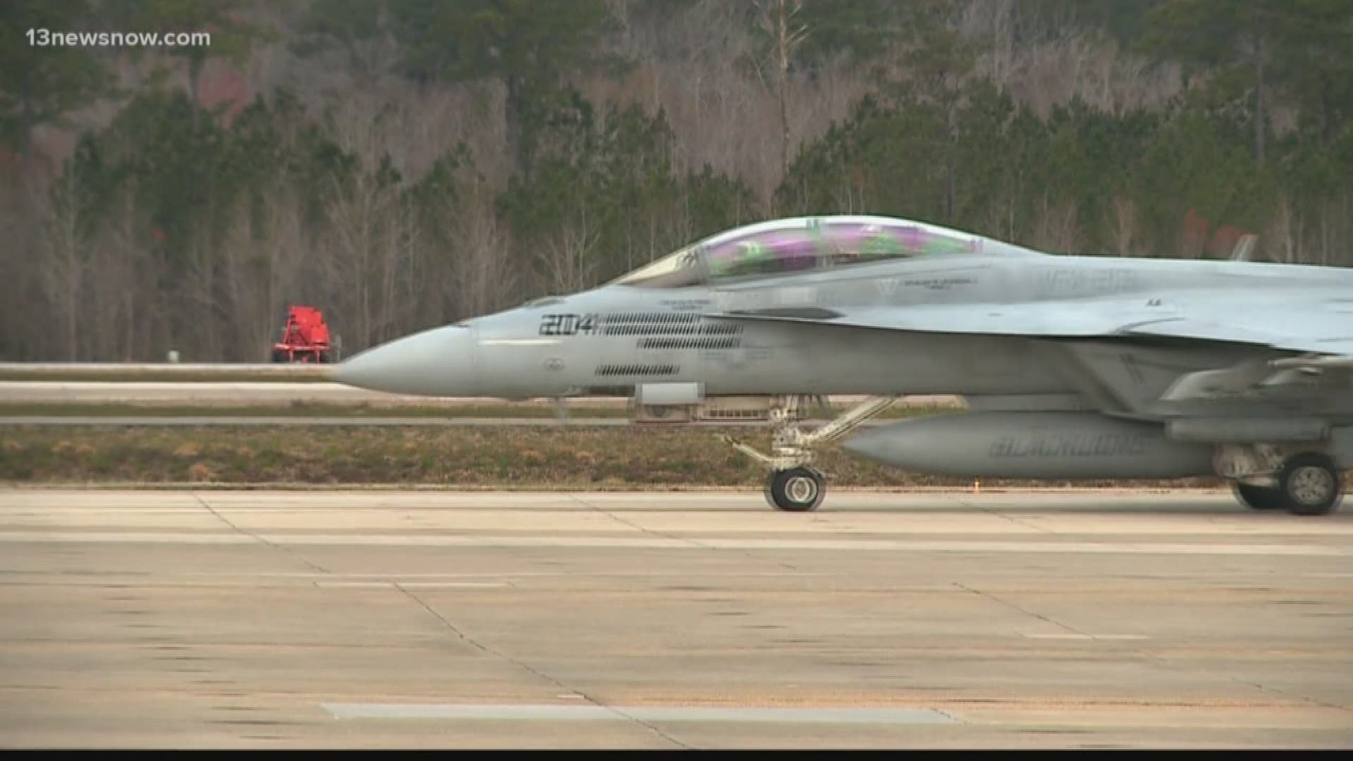 It was a bittersweet return for one local Navy Super Hornet squadron.