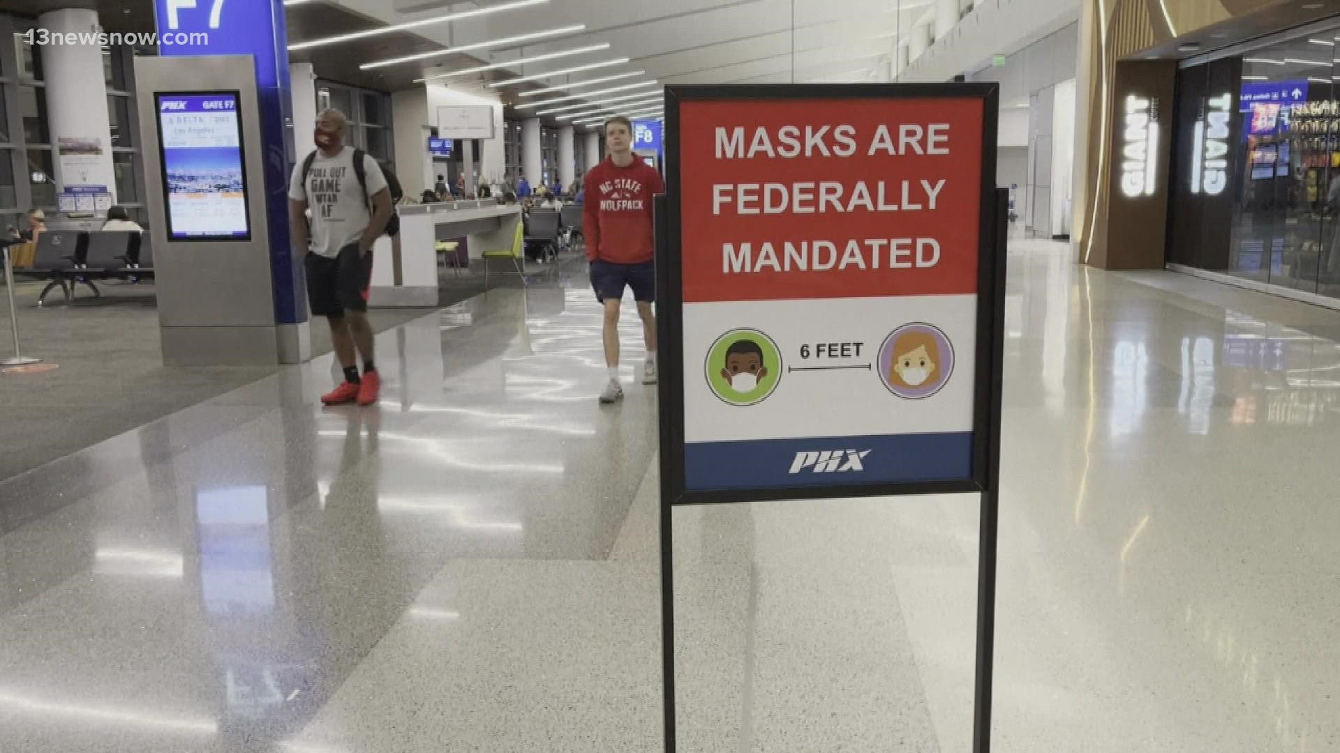 TSA will no longer enforce masks on airplanes. Masks are also now optional at Norfolk International Airport.