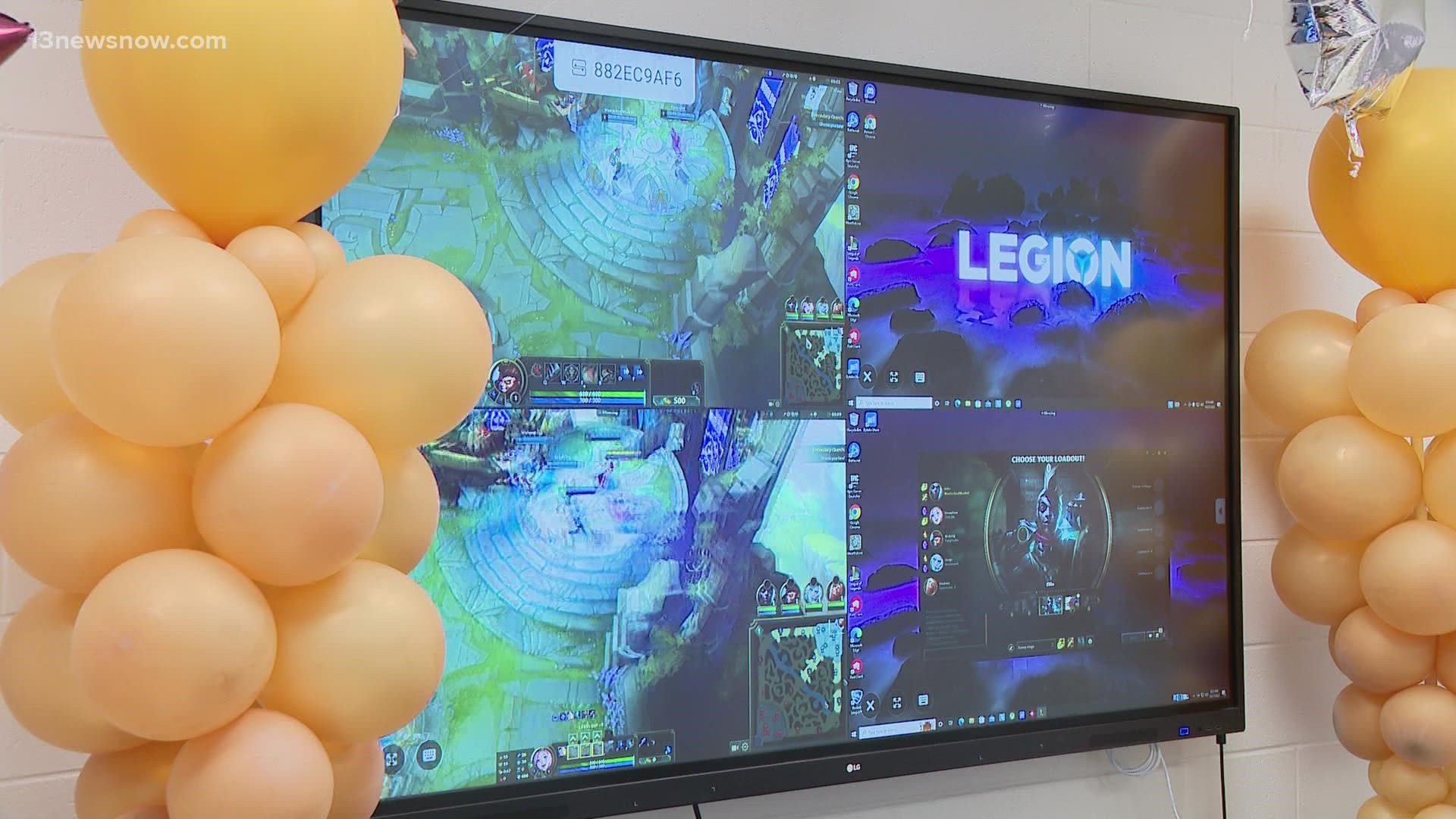 The lab will offer electronic sports, which takes video gaming to another level.