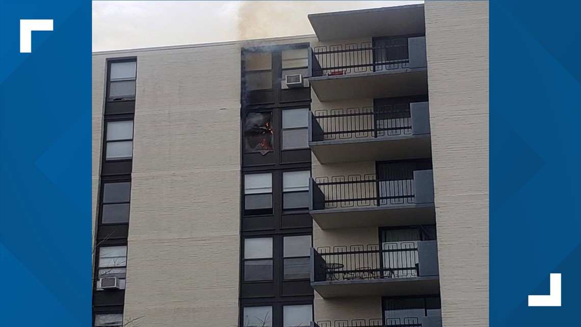 No one hurt after fire breaks out at Portsmouth high-rise | 13newsnow.com