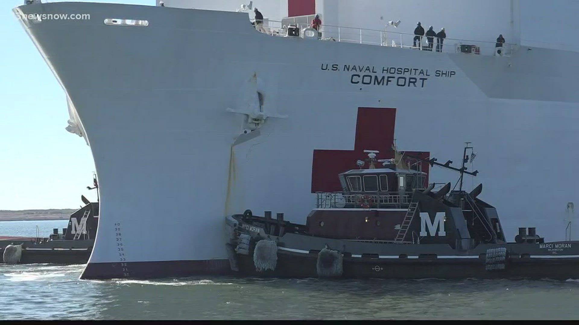 The USNS Comfort is back in Hampton Roads!