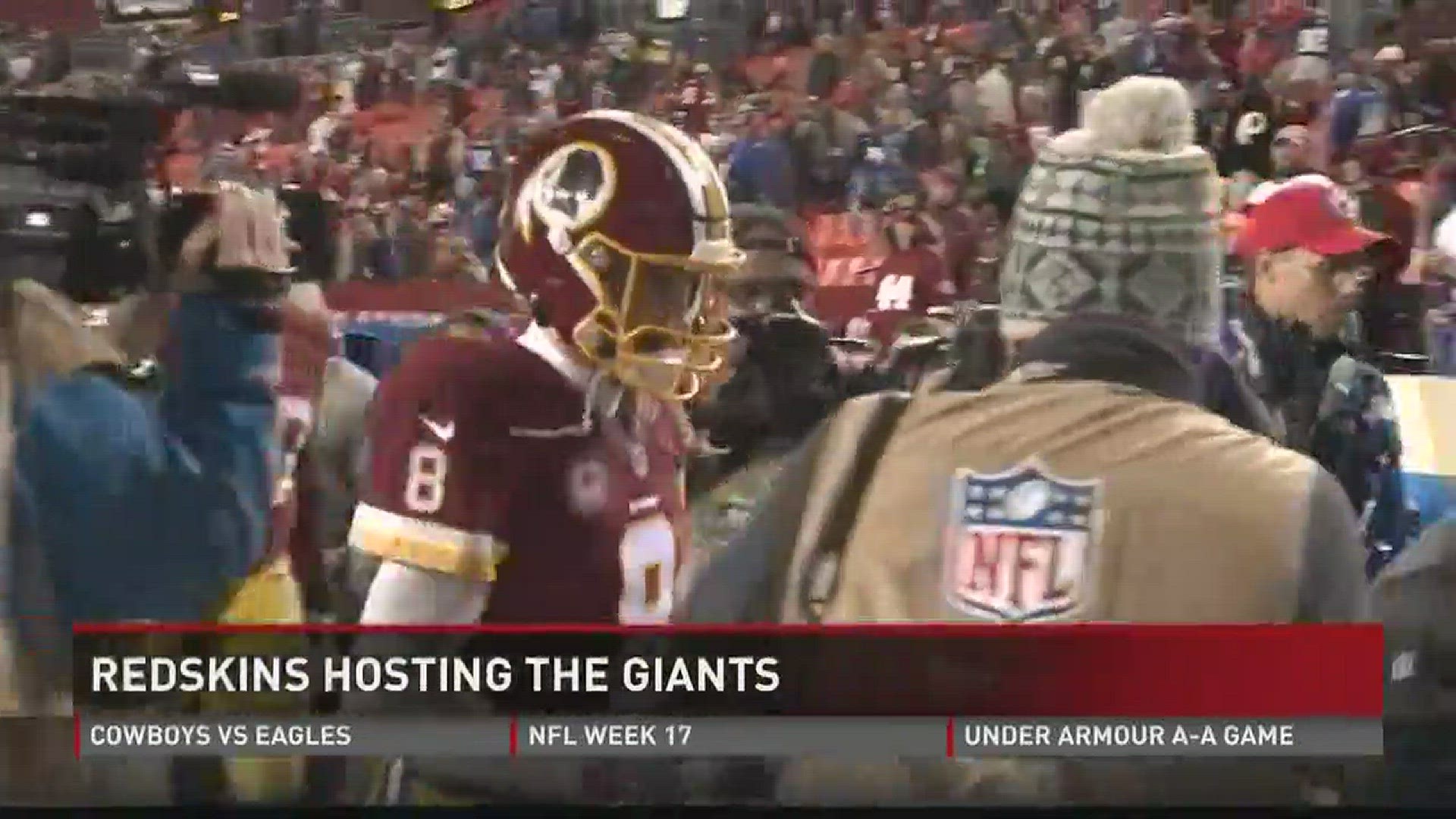 Washington Redskins vs New York Giants 4th Quarter. Redskins up 10