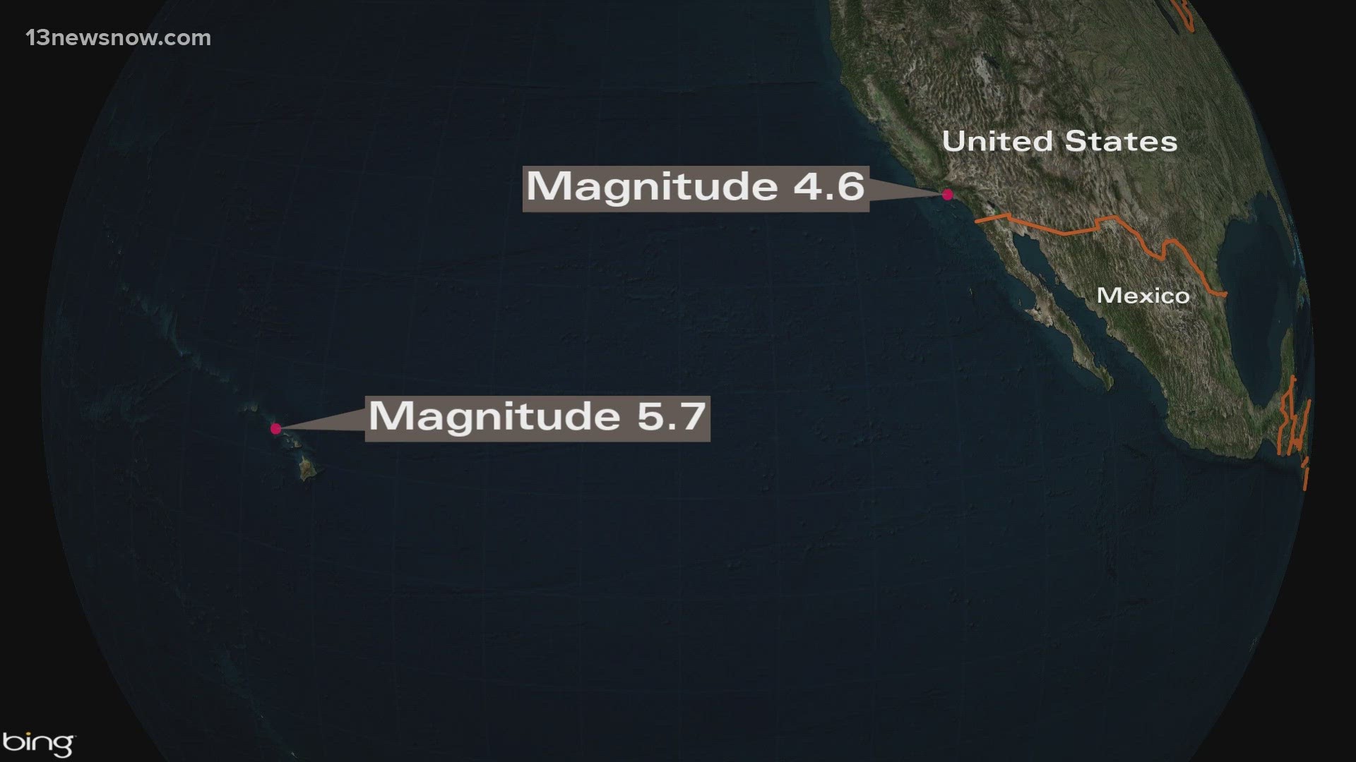 Not one but two powerful earthquakes rattled the United States on Friday afternoon.