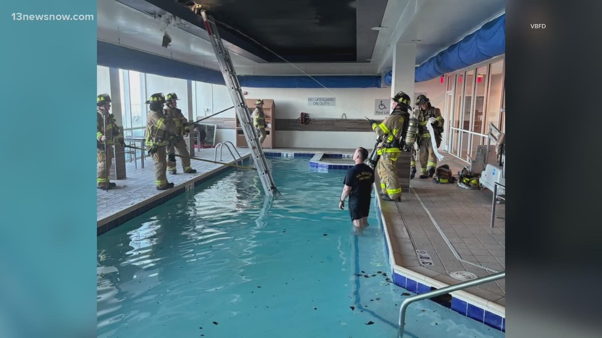 It happened at the "Fairfield Inn and Suites" on "Atlantic Avenue" around three this afternoon.