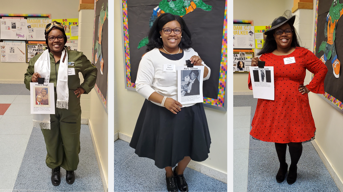Suffolk teacher celebrates Black History Month by bringing history to