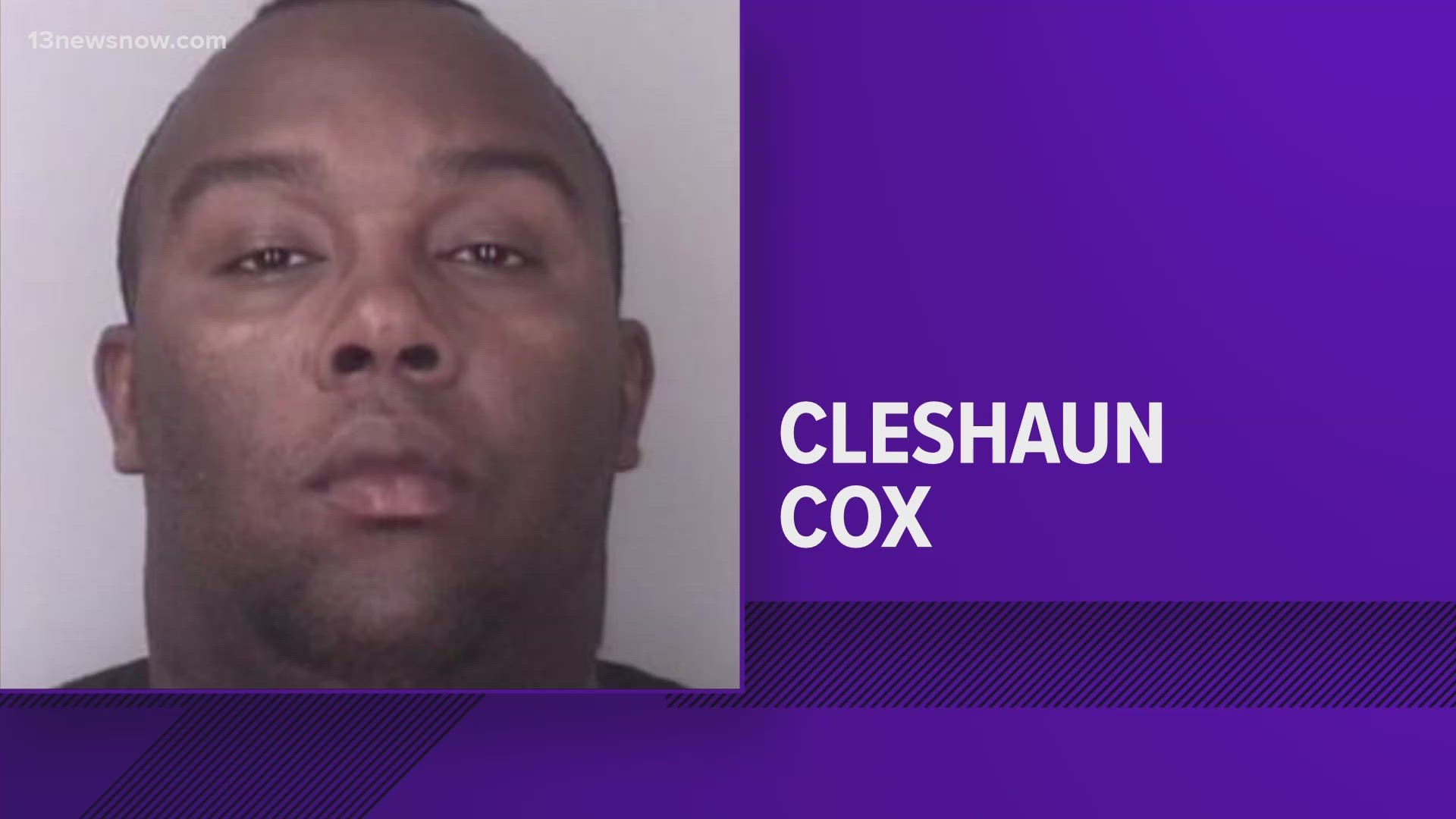 The federal charge comes because the assault happened while Cleshaun Cox was on duty and in police uniform.